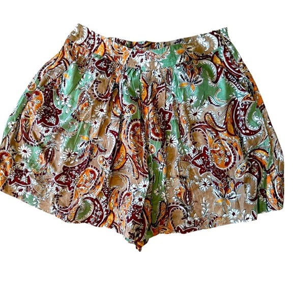 NWT Mango Printed Cotton Shorts Size Small - Picture 4 of 4